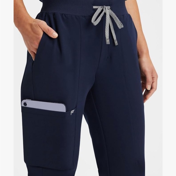 Fabletics Navy Straight Leg Scrub Pants - Picture 6 of 6